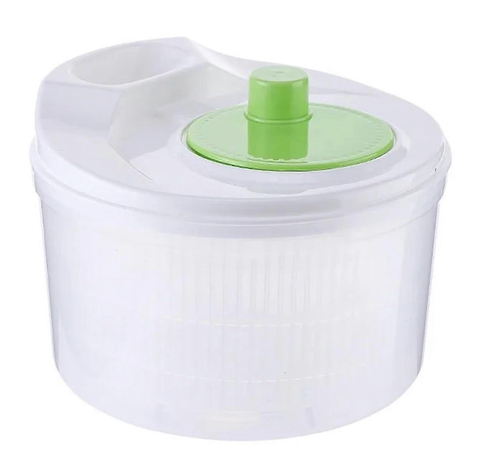 Vegetable Chopper and Manual Salad Spinner, Multifunctional Hand Crank Slicer for Kitchen