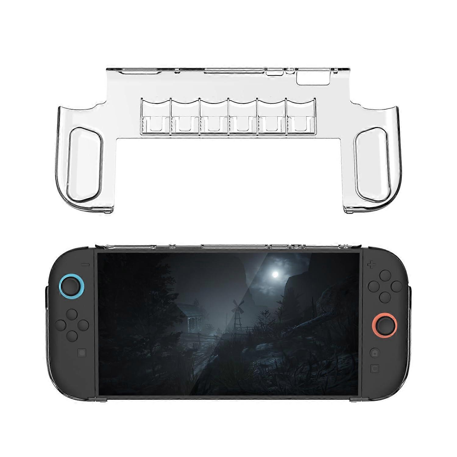 Crystal Clear Shockproof Case with 360° FullBody Protection and AntiScratch Design for Switch 2
