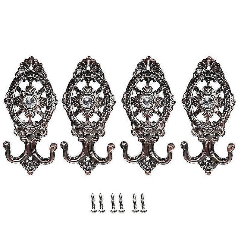 4pcs Curtain Tieback Wall Hook