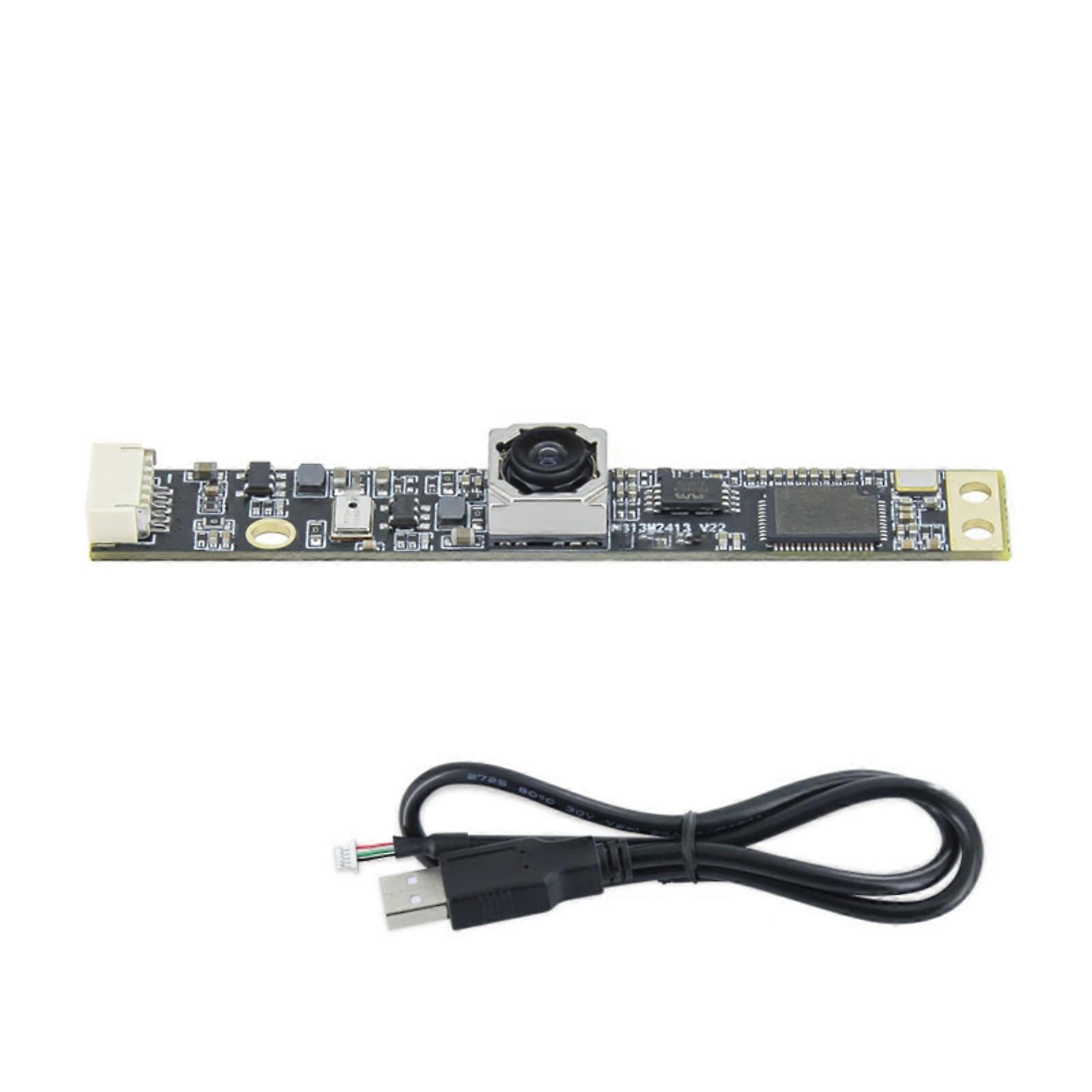 USB Camera Module 13MP 4K Autofocus Lens with Microphone 120° Wide Angle for PC and Embedded Use