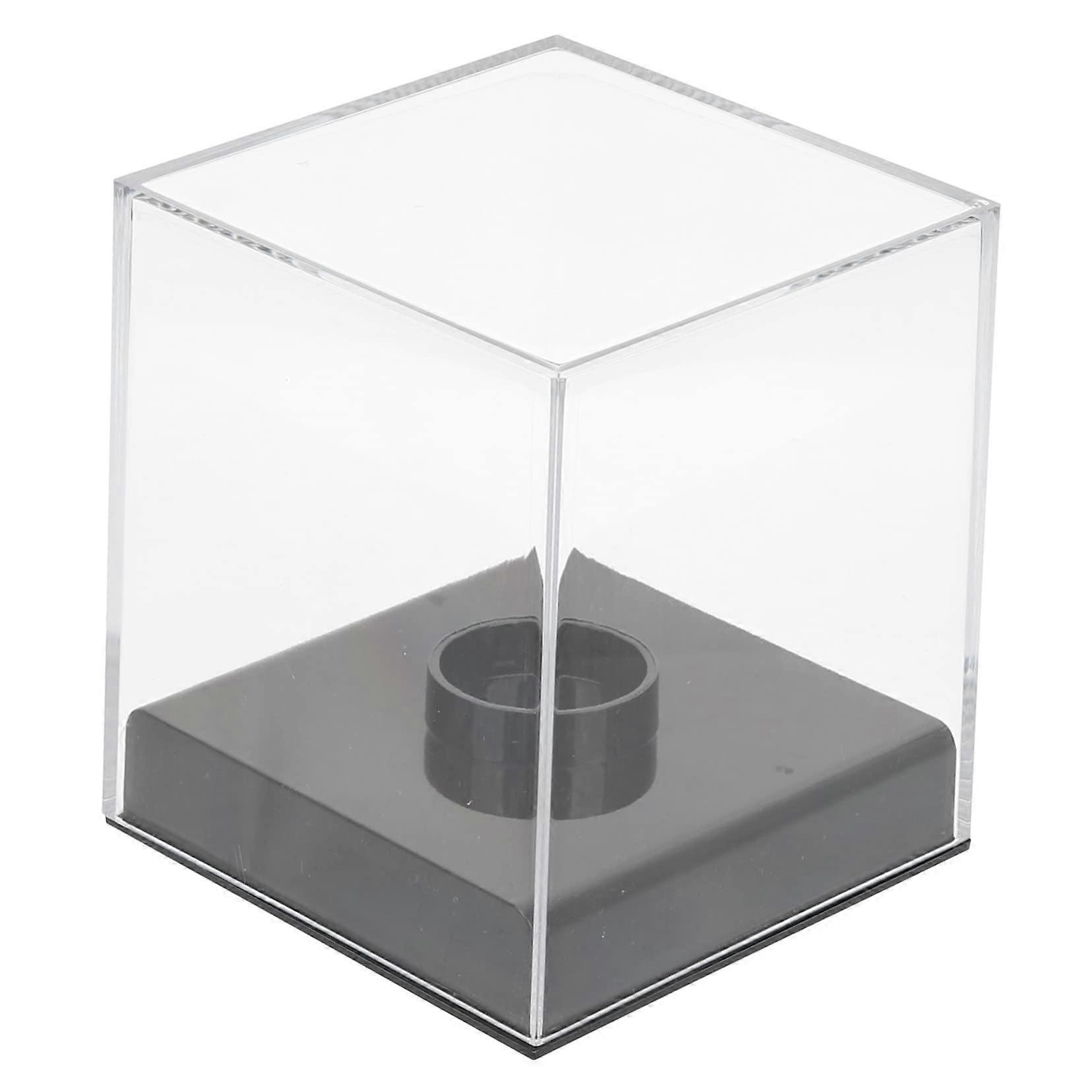 Baseball Display Case Clear Acrylic Single Holder Dustproof Protection for Collectors Gift