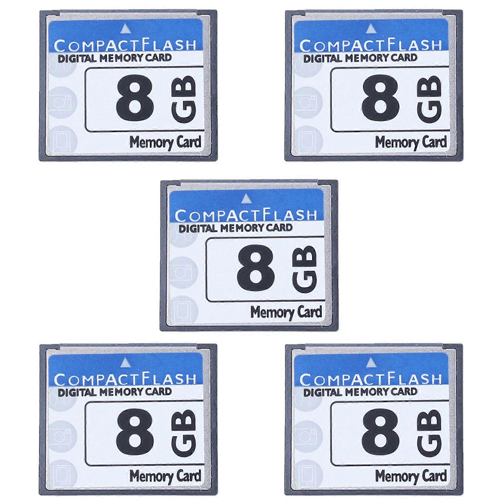 5X Professional 8GB Compact Flash Memory Card(White&Blue)