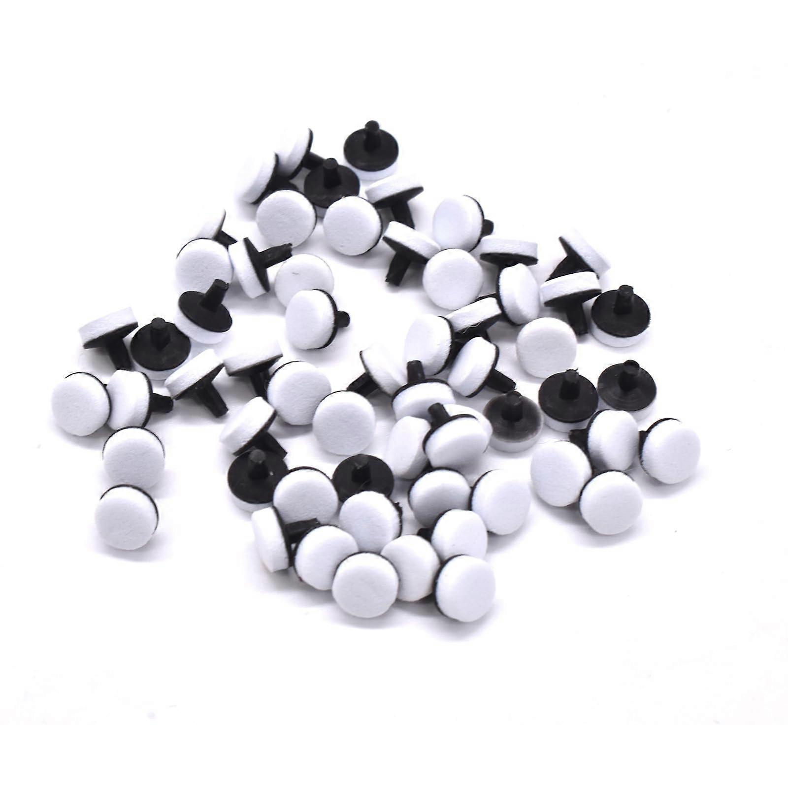 Dental Foam Pads Black 6mm for Composite Resin Modelling, 60 Pack Consistent Diameter