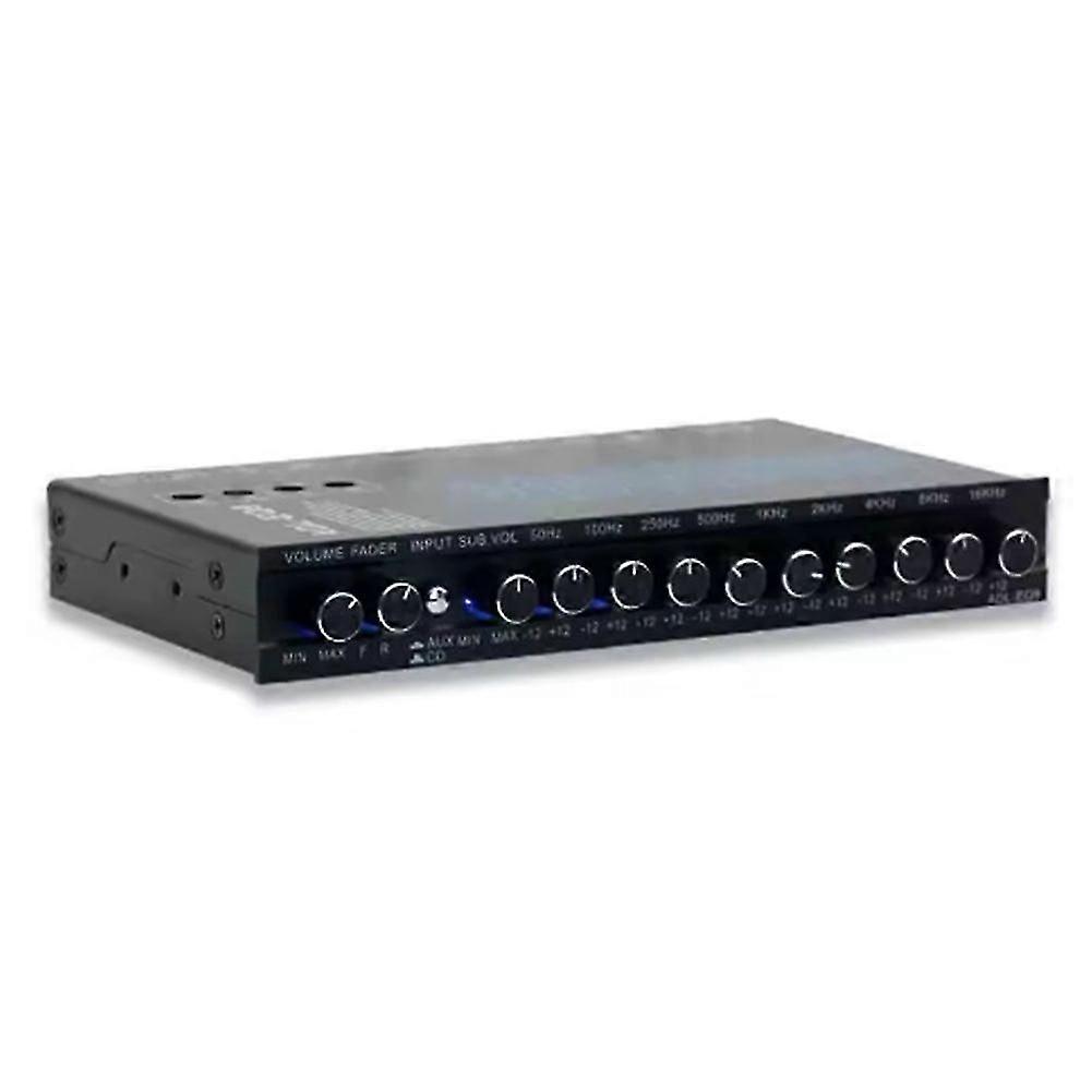 Car Audio Equalizer Preamplifier with Crossover Control