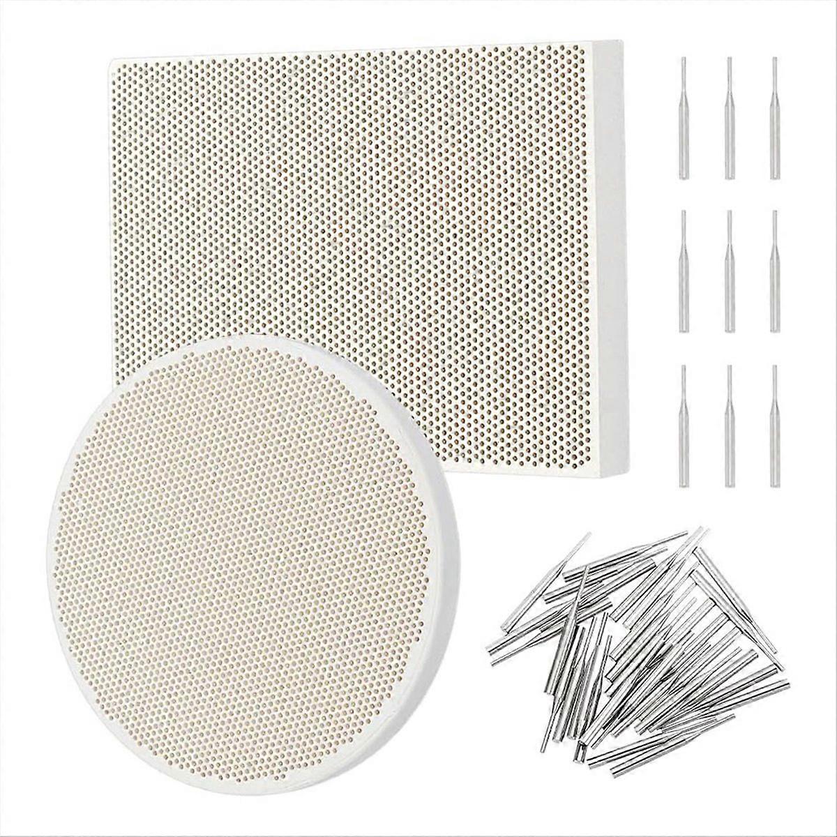 2Pcs Honeycomb Welded Plate Honeycomb Panel Jewelry Making Tool Set