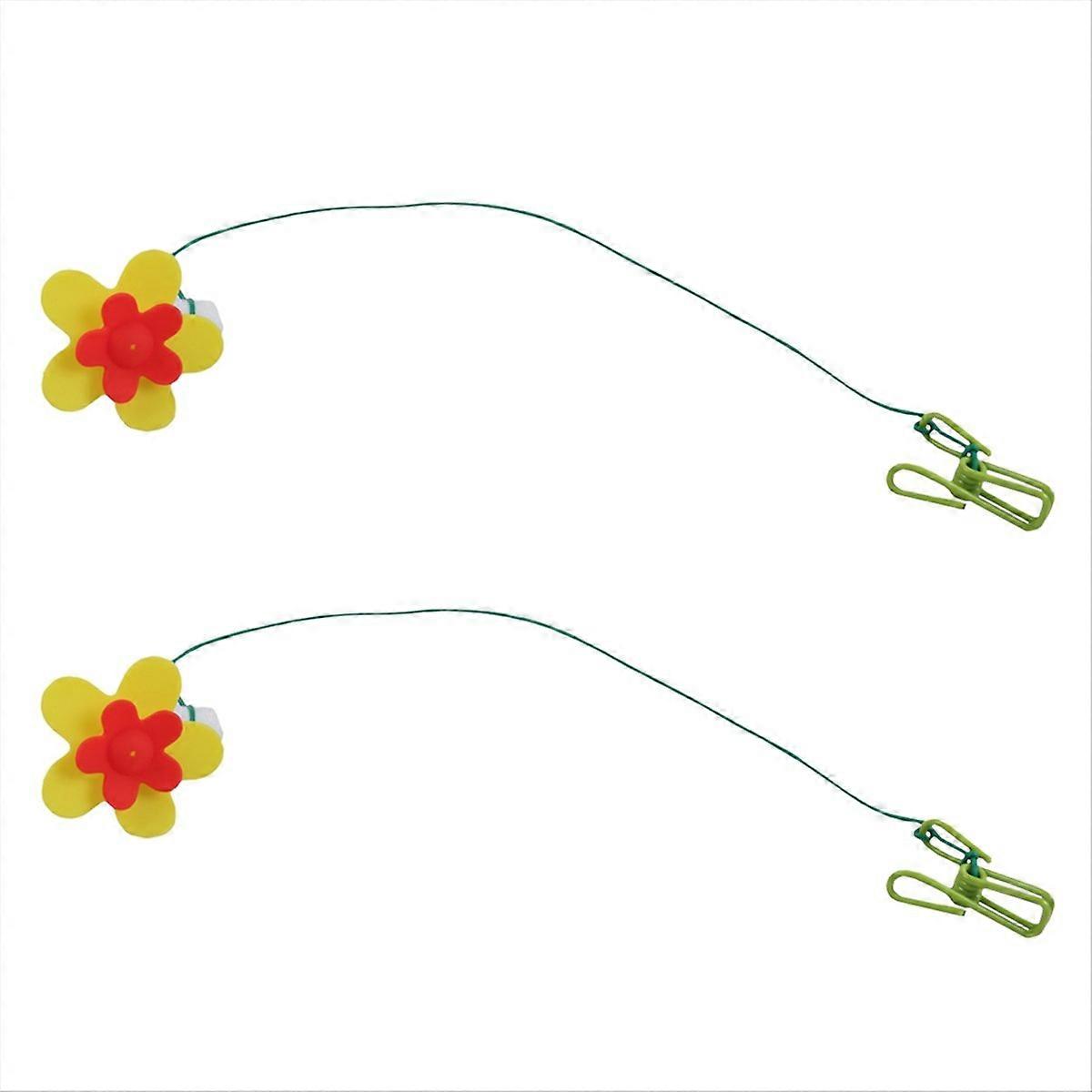 2pcs Hat brim clip ring dual-purpose flower bird feeder