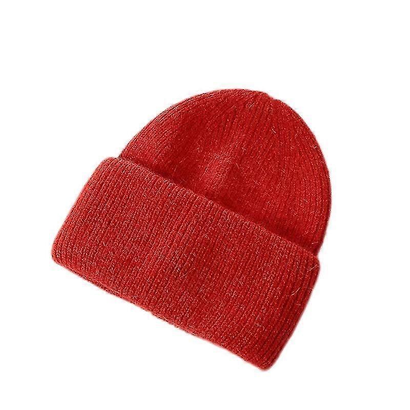 Kanin Kashmir Hat Tyk Varm Vogue Uld Angora Hat Kvindelige Beanie Hatte