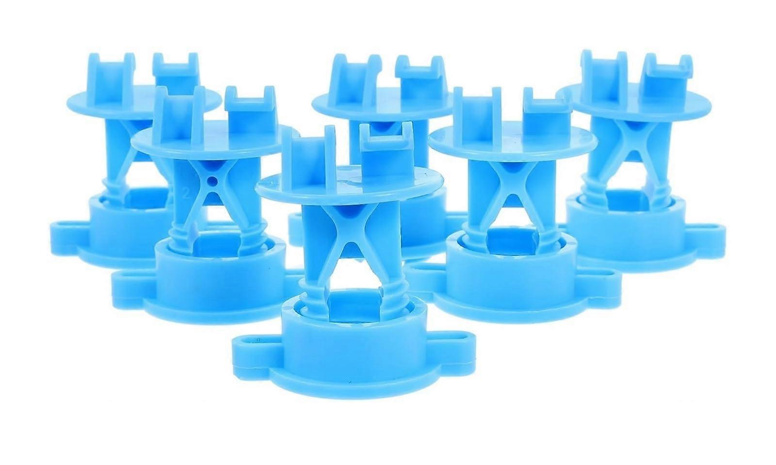 Electric Fence Insulators 50 Pack Blue Polypropylene for Farm Secure Wire Alignment and Easy Mounting