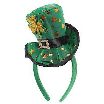 Kleeblatt-Haarreif, mehrfarbig, dekoratives Accessoire zum St. Patrick's Day, 1 Stück