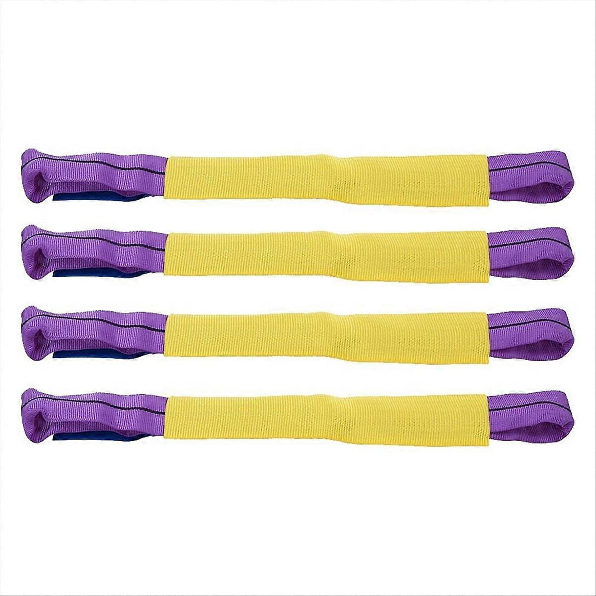 4pcs Tie Down Straps Soft Loop Tie Down Straps Tie Down Axle Straps