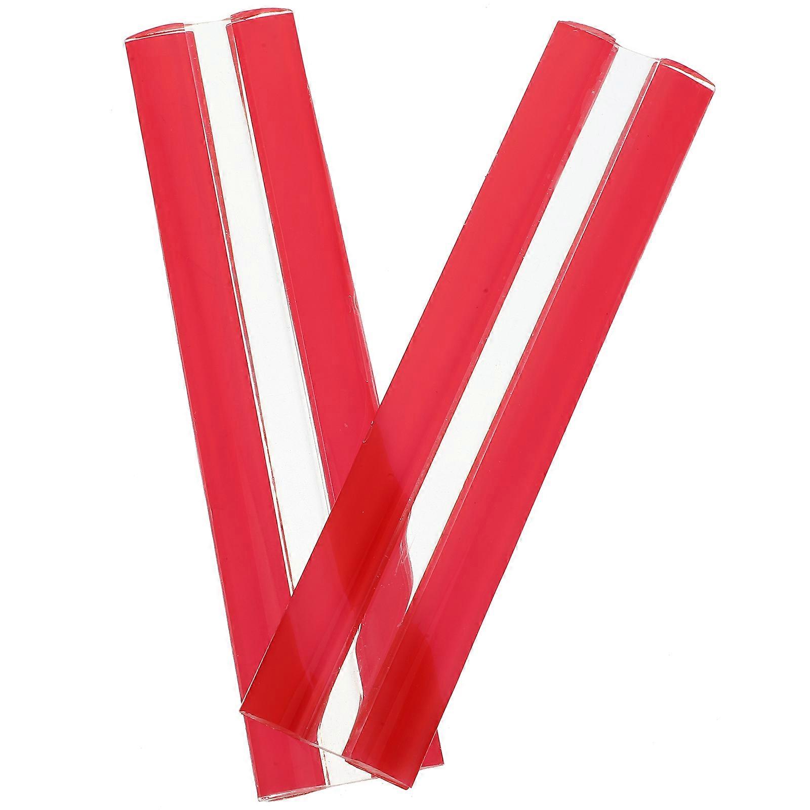 Multi Functional Red Acrylic Self Adhesive Hinges for Fridge Door 2Pcs