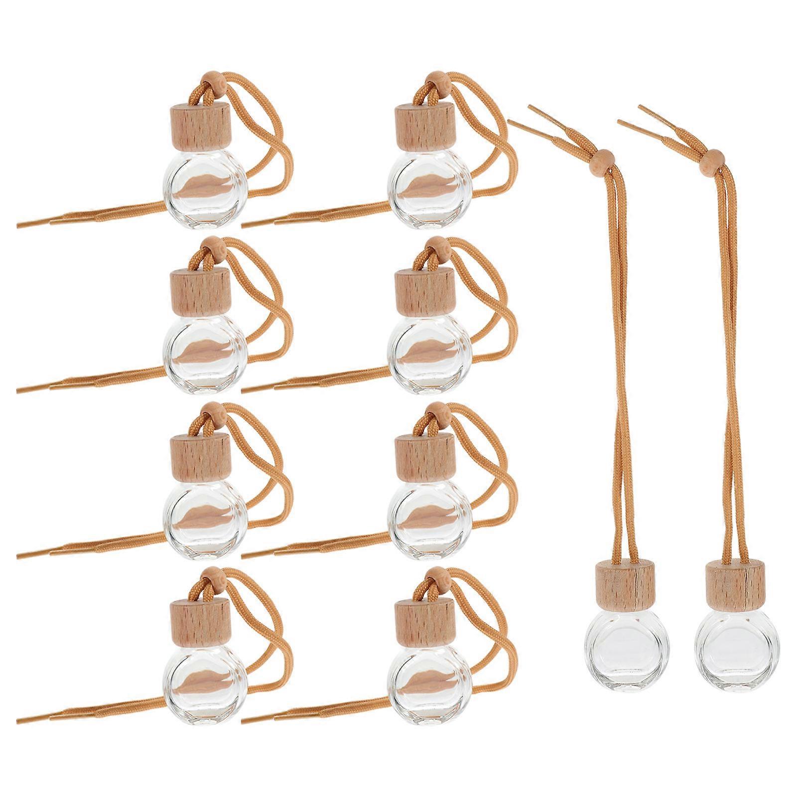 Car Essential Oil Diffuser Bottles Hanging Perfume Bottles 10Pcs for Car