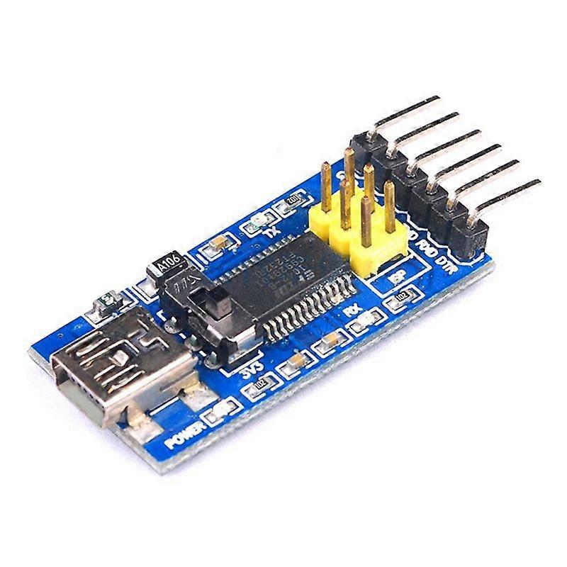 FT232RL Module USB NAAR TTL 5V 3.3V Debugger, FT232RL Blauw