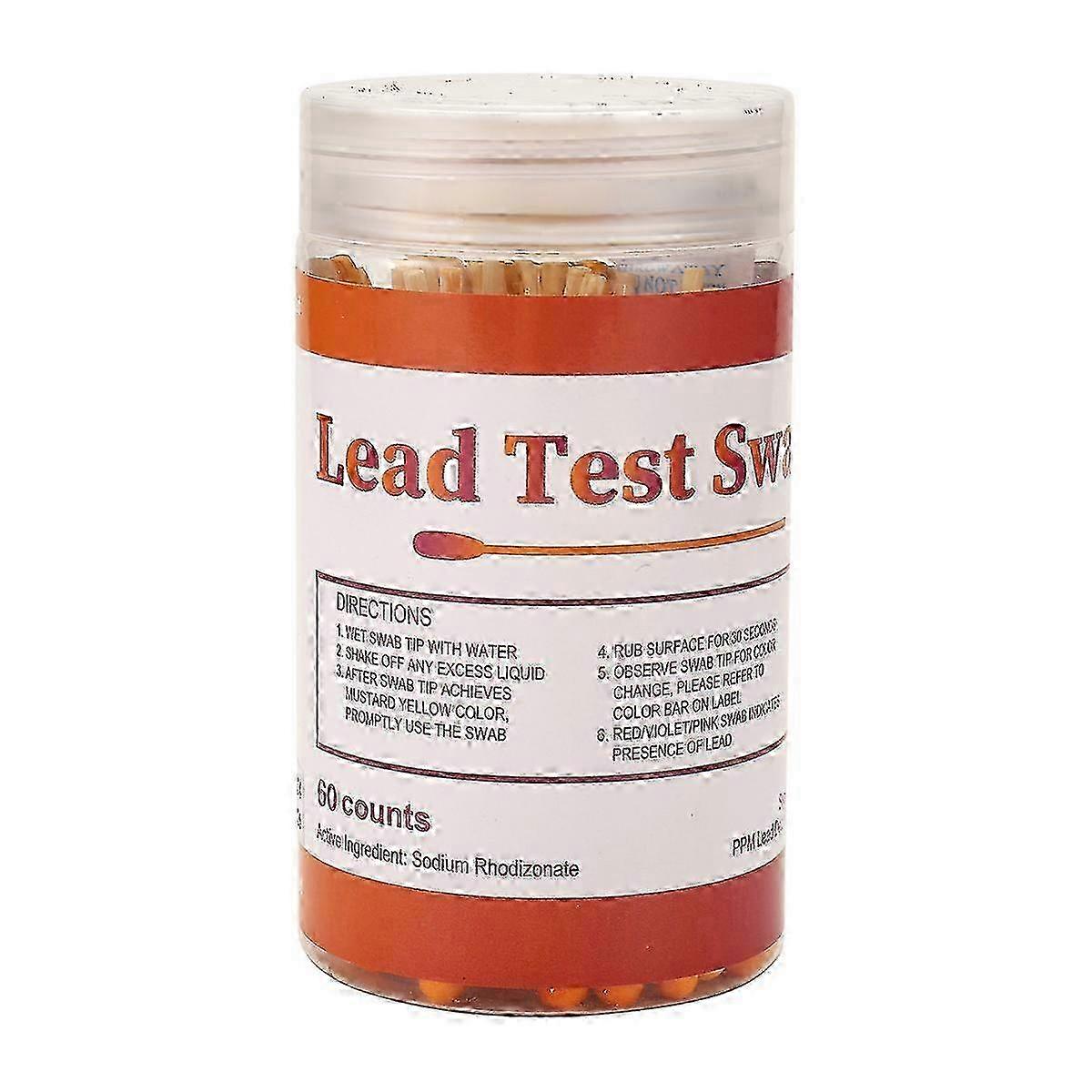 60PCS Lead Testing Kit for Paint & Dust Safety Swabs
