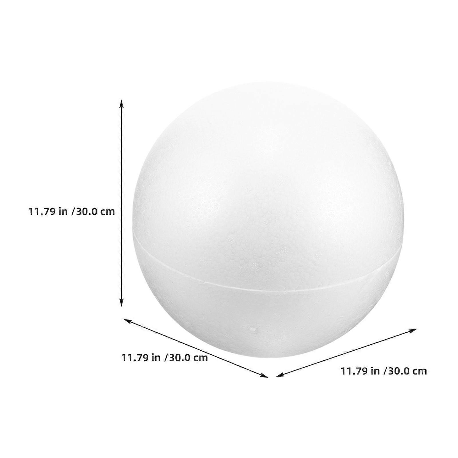White Foam Ball Round Foam Sphere for DIY Creative Projects