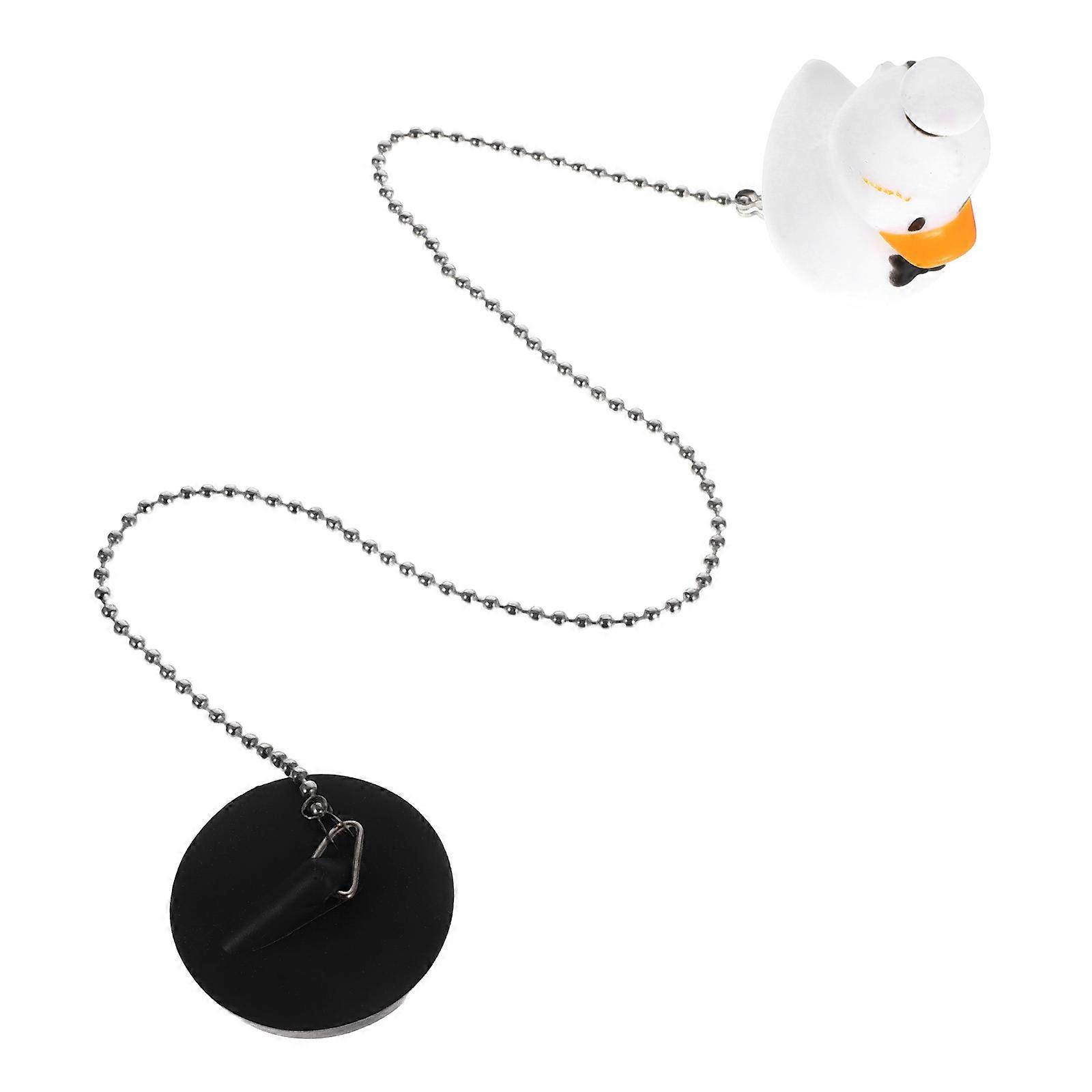 Creative Small Duck Bath Plug Stopper for Bathroom Water Control