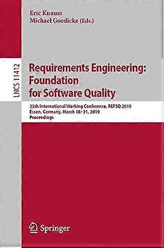 Requirements Engineering Foundation For Software Quality 25th International Work - Springer Nature B.V - Paperback - en Book