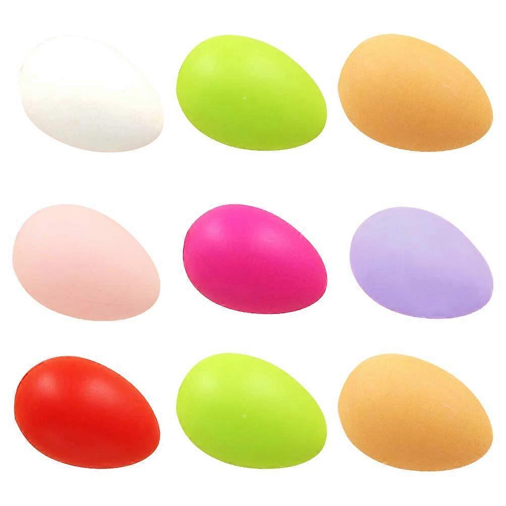 Assorted Color Easter Eggshell Plastic Toys for DIY Crafts 24Pcs Eggshell Decorations