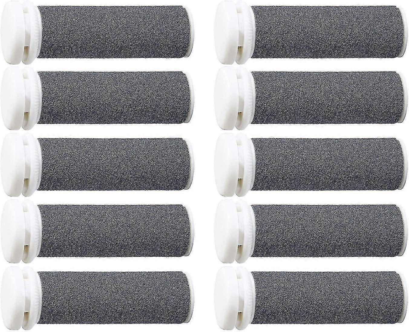 10 Pack Replacement Head Replacement Rollers Compatible With Emjoi Micro For Extremely Rough And Hard Skin.