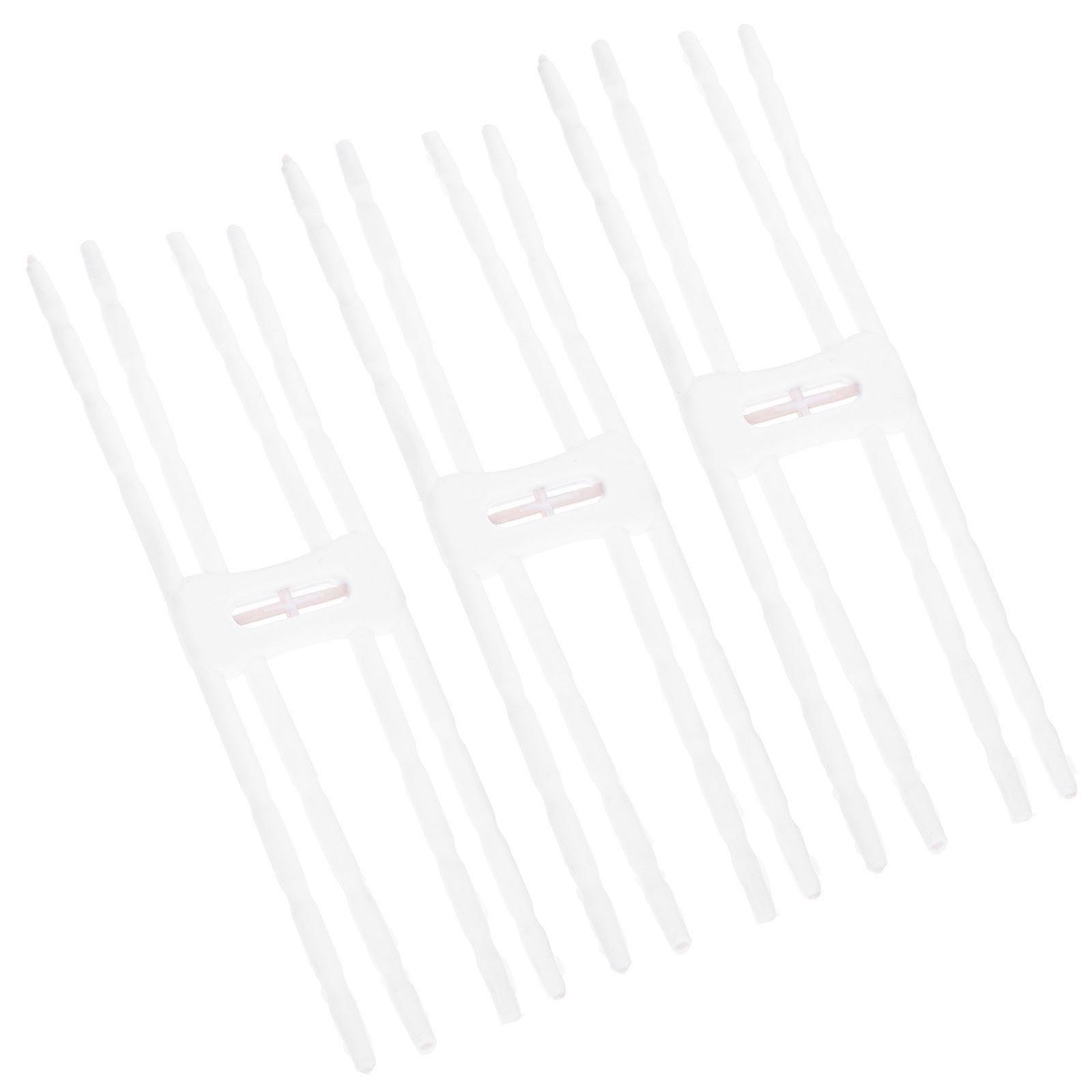 Doll Stand White Plastic Support for Action Figures with 3Pcs Set