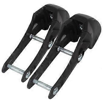 2 stks Universele Rolschaats Remmen Rolschaatsen Remmen Vervanging Antislip Schaats Remblok Blok Stopper Veiligheidsschaats Remmen voor Inline Ska
