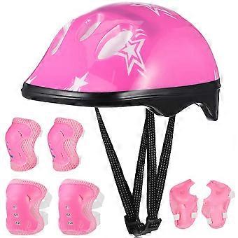 Skating Protective Gear Adult Skateboard Knee and Elbow Pads with Wrist Guards for Roller Skating, Skateboarding
