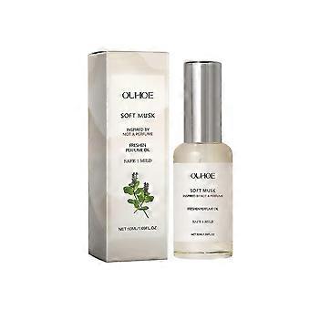Ouhoe myk musk parfymeolje med duft, friskt og elegant håndledd, nakke, bak på øret, gir sjarm