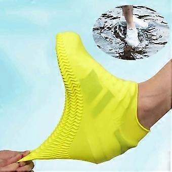 Waterdichte rubberen laarzenhoes - herbruikbare latex overschoenen - antislip siliconen schoenbeschermer