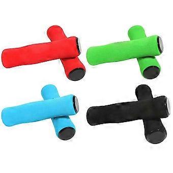 Sponge Ergonomic Handlebar Grips, Shock Absorbing Comfortable Bicycle Grips, Anti-Slip Reduce Vibration, 1 Pair for Cycling