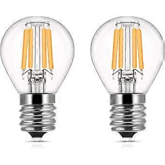 E17 Base LED Globe Pære, 40W Glødelampe Ækvivalent, 4W Mini S11 LED Filament Udskiftning Pære, E17 Mellembase, Varm Hvid til Home Light Fixt