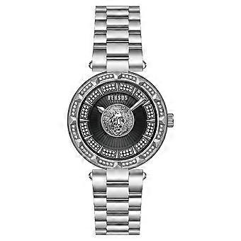 Versus by Versace Women's Watch Wristwatch Crystal Sertie VSPQ13821 Stainless Steel