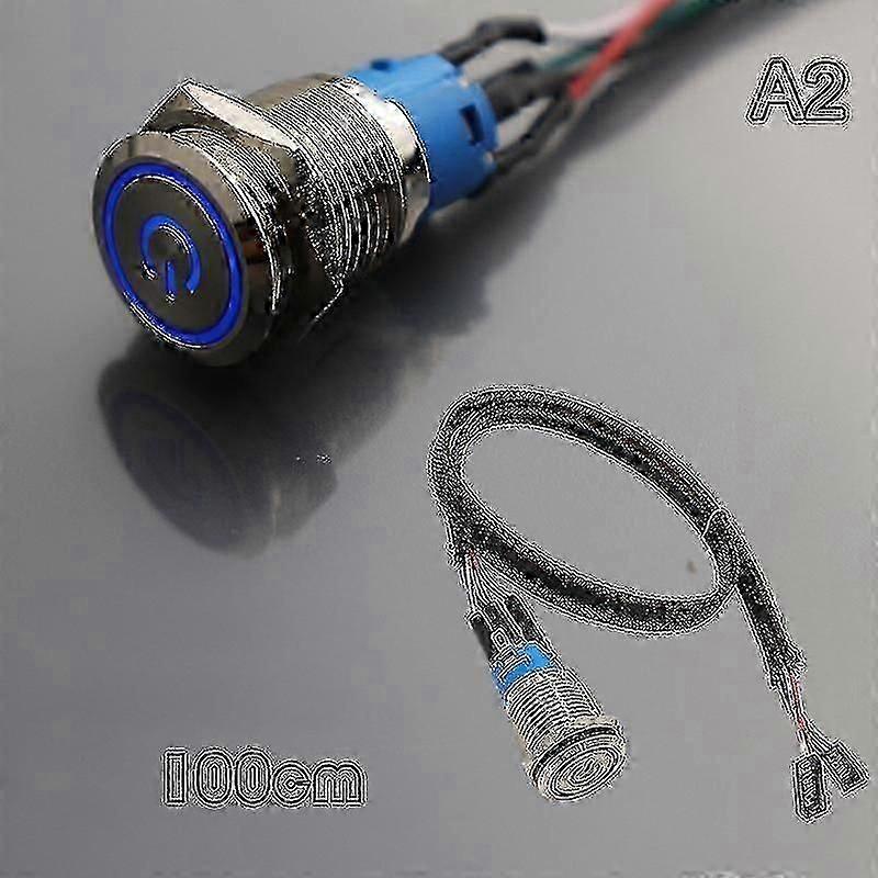 ZWS-Pc Host Start Power Sw Button Switch Computer Reset Sw Button Switch With Cable