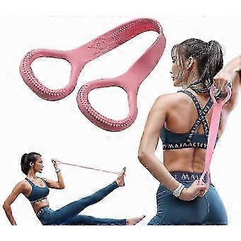 Figure 8 Bandes de résistance pour femmes - Bretelles en silicone pour le yoga et le fitness