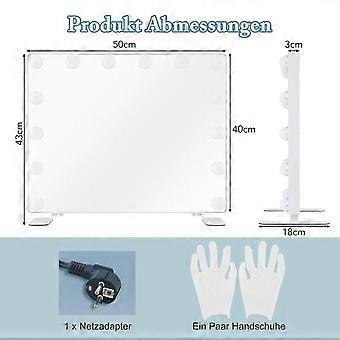 Hollywood makeup mirror with lighting & intelligent touch control desk mirror