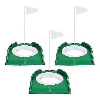 3 Pcs Golf Putting Golf Hole Golf Accessories Golf Putters With