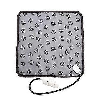 Pet Heating Pad for Dogs & Cats, Electric Adjustable Warming Mat with Waterproof Chew-Resistant Steel Cord, 45cm x 45cm Large,x