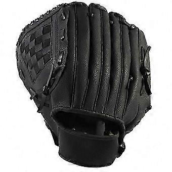 Gant de baseball adulte 12,5 pouces, main droite, noir, équipement d'entraînement de softball pour hommes et femmes