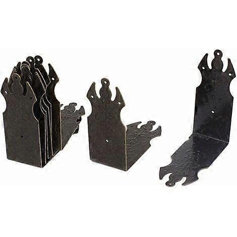 8pcs Corner Protector Plate Box Corner Decorative Chest 70 x 70 mm