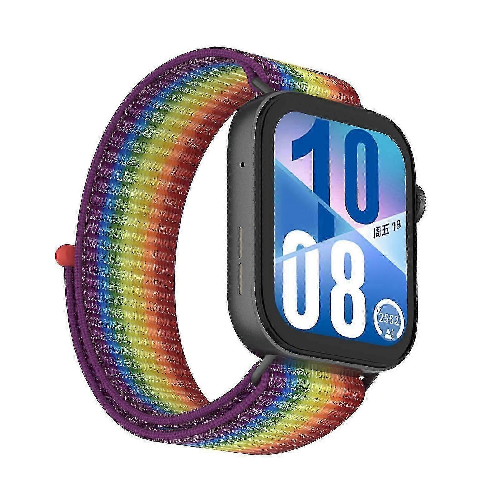 Nylon Watch Band with Hook and Loop Fastener, Adjustable Length