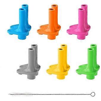 12 stuks compatibele Zak Designs Kelso 15oz vervangende bijtventielset met reinigingsborstel, compatibel met waterbeker anti-overloopstop