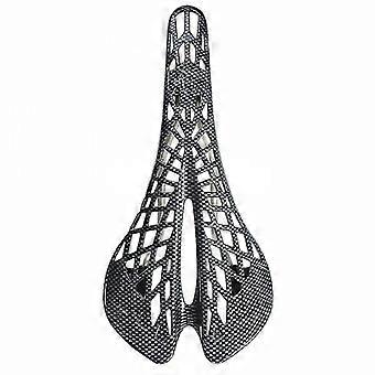 Ultra-light Carbon Fiber Bicycle Saddle, Waterproof Hollow Design, Breathable Ergonomic Seat for MTB Road Bike - 195g