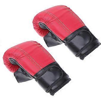 Guantes de boxeo para adultos. Guantes de boxeo para proteger las manos. Un par de manoplas.