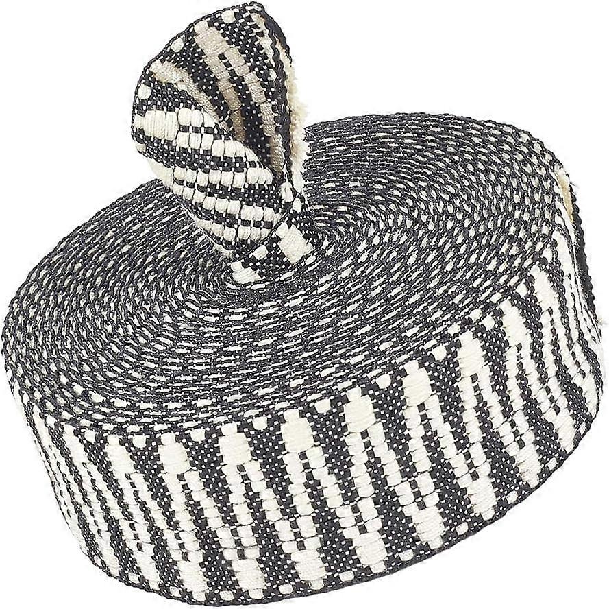 Cotton Webbing, Polycotton Webbing, Jacquard Webbing, Flat Webbing Striped Pattern for Webbing Bag Handles
