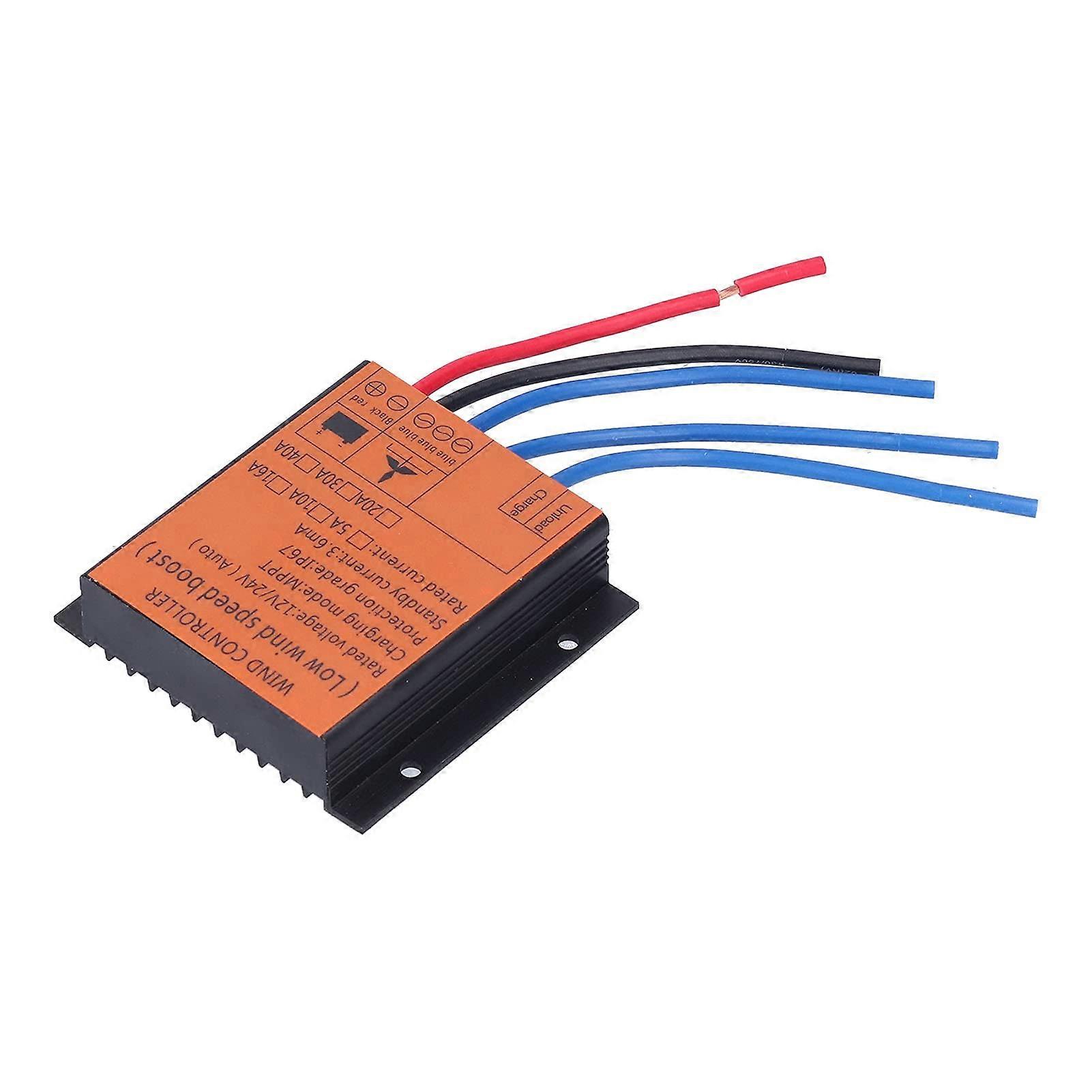 MPPT Wind Charge Controller 40A Waterproof IP67 with LED Indicator for OffGrid Wind Power System