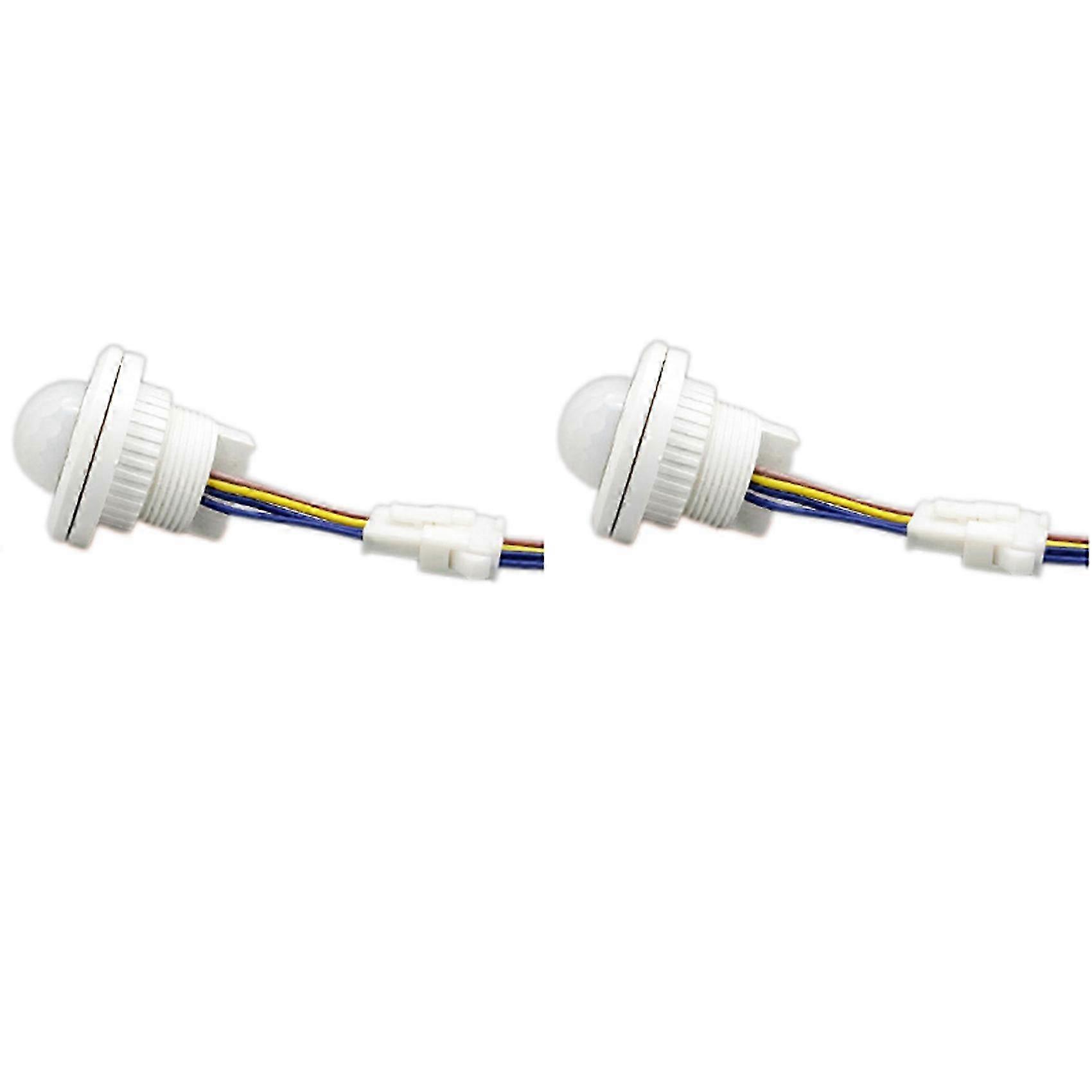 2X Mini PIR Infrared Motion Sensor Detection 220V Adjustable Time Infrared Automatic LED Light Witch