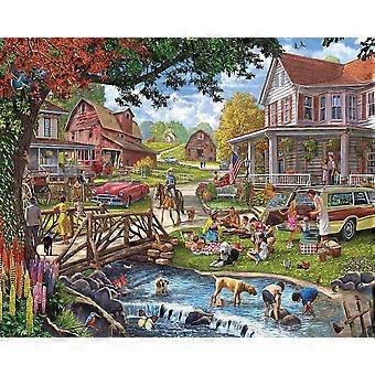 Jigsaw Puzzle Nostalgic Country Fall Puzzles CYQL-1346