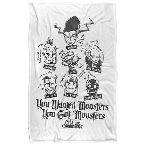 Creature Commandos You Wanted Monsters Soft Touch Blanket