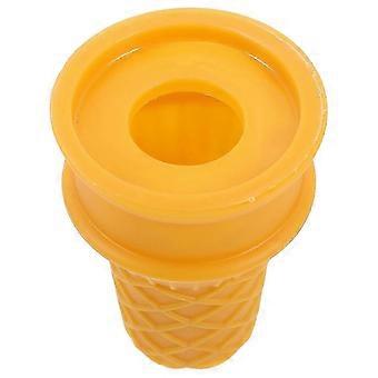 Simulated Ice Cream Cone Model for Playing with Khaki PVC Material