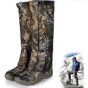 Polainas de Perna de Caça Impermeáveis Camufladas Capas de Sapato de Neve (L)