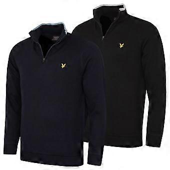 Lyle & Scott Mens Golf Windjammer Quarter Zip Premium Sweater